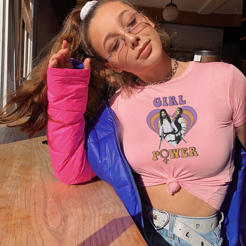 Y2K Crop Baby Tee Vrouwen Girl - Y2K Graphic Baby Tee Crop recensie en prijs