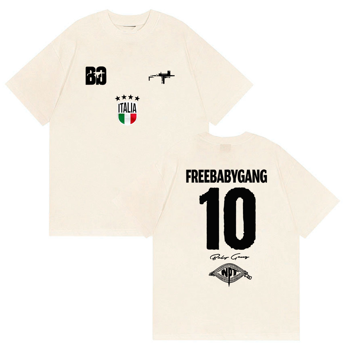 Rapper Baby Gang Tour 2026 Gra - Y2K Graphic Baby Tee Crop recensie en prijs