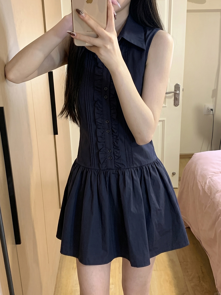 Afslankend effect Koreaanse co - Korean Style A Line Shirt Dress recensie en prijs