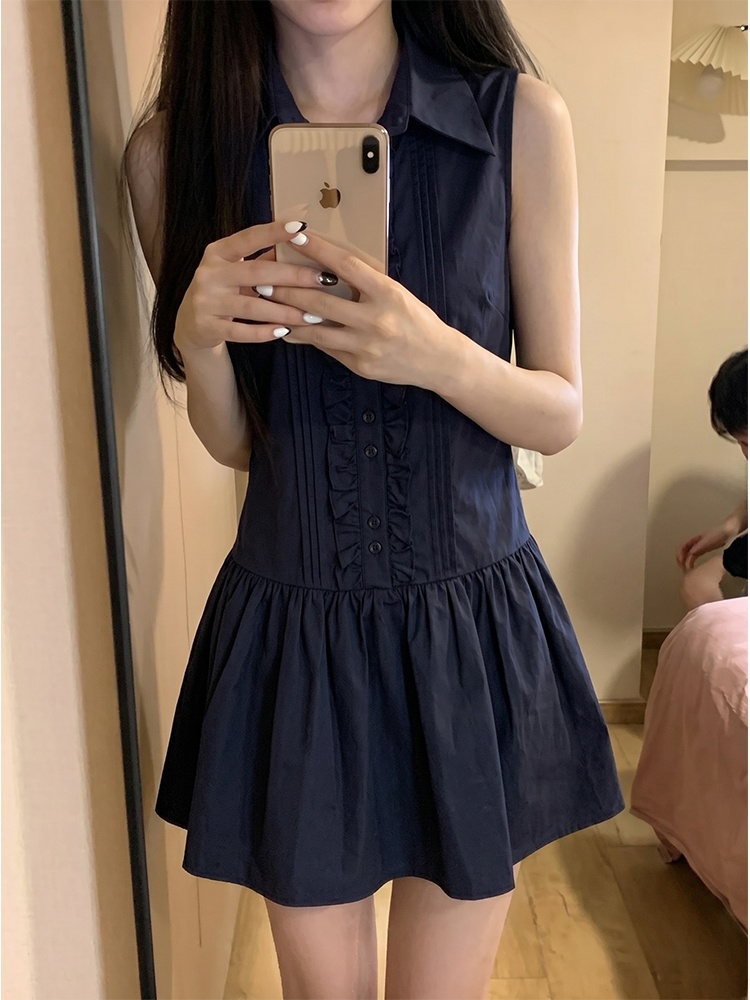 Afslankend effect Koreaanse co - Korean Style A Line Shirt Dress recensie en prijs
