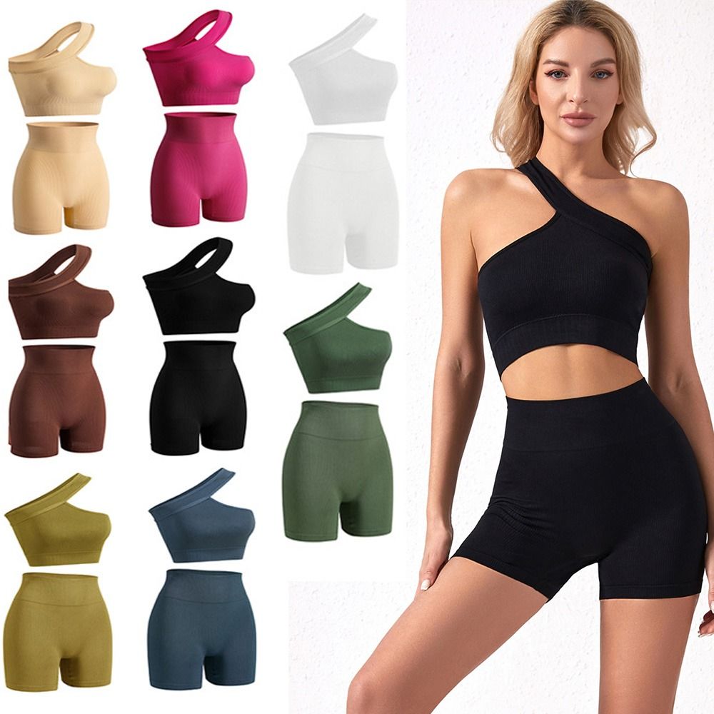 2 stuks herbruikbare naadloze  - Seamless Ribbed Workout Tank Top recensie en prijs
