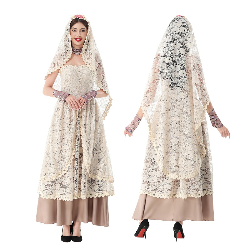 Vintage kanten maxi-jurk voor  - Dresses recensie en prijs