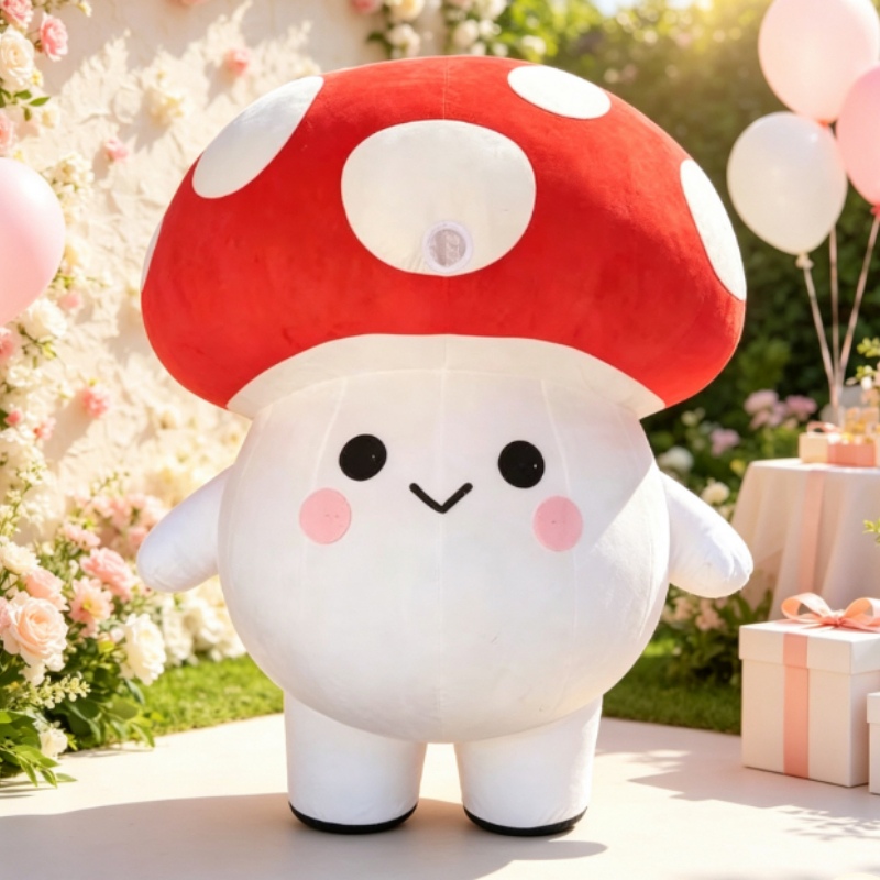 Opblaasbaar paddenstoelmascott - Dresses recensie en prijs