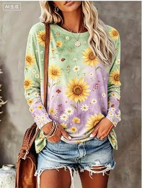 Dames T-shirt met lange mouwen - Blouses recensie en prijs