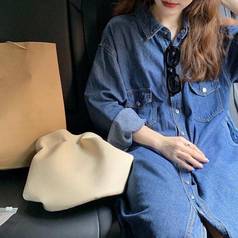 2026 Nieuwe Dames Denim Shirtj - Korean Style A Line Shirt Dress recensie en prijs