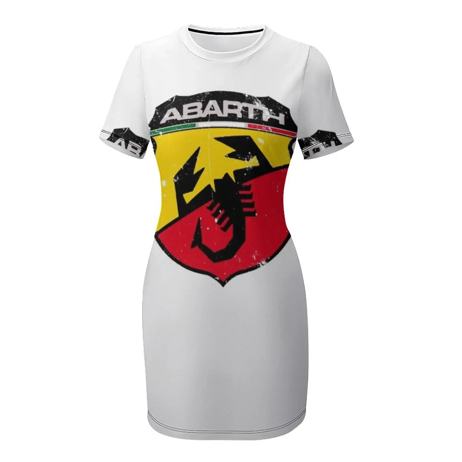 Abarthlogo Klassiek T-shirt Ju - Korean Style A Line Shirt Dress recensie en prijs